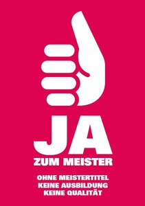 Wiedereinführung zur Meisterpflicht